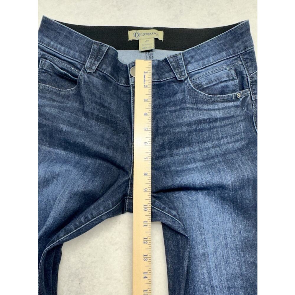 Democracy Ab Solution Ankle Skinny Jeans Womens Size 10 Tummy Smoothing Stretch - Picture 5 of 9